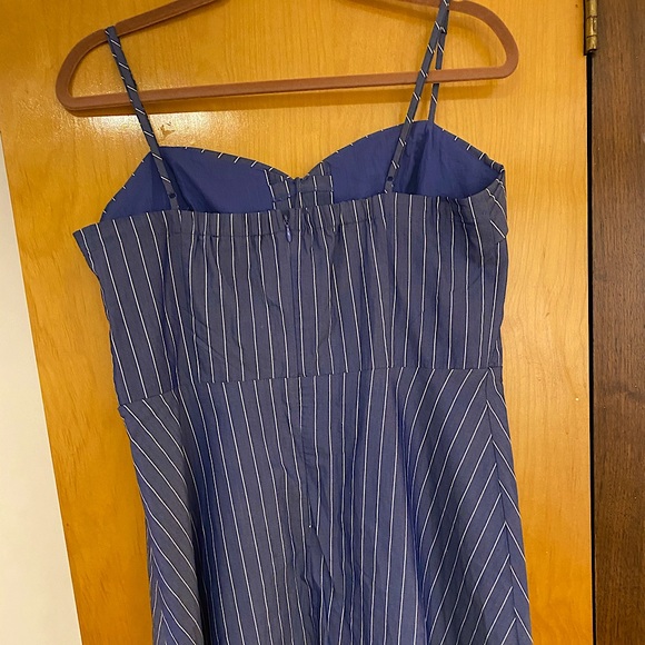 Blue Stripped Dress - Dynamite - Picture 3 of 3